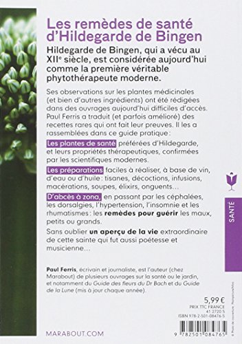 Book's Cover of Les remèdes d'Hildegarde de Bigen: Les recettes de la première véritable phytothérapeute moderne