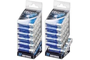 5x 24 Stück Tecxus Batterie Alkali Mignon AA
