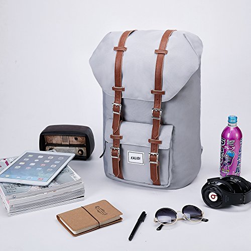KALIDI 17 Zoll Laptop Rucksack Backpack Schulrucksack für bis zu 15.6 zoll Laptop Notebook Computer Arbeit Campus Studenten Outdoor Reisen Wandern mit Großer Kapazität - 7
