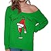 Produktbild Soupliebe Sweatshirt Damen Frohe Weihnachten Langarm Plus Größe Sled Tunika Print Hoodie Kapuzen Sweatjacke Kapuzenpullover Pullover Sweatshirt