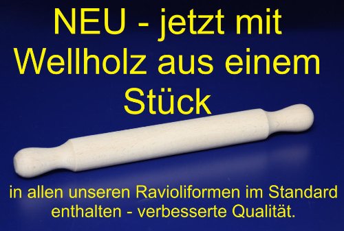 MAAJ® RAVIOLIFORM RAVIOLIBRETT NUDELBRETT 36 RAVIOLI CLASSICI MIT TEIGROLLE - 8