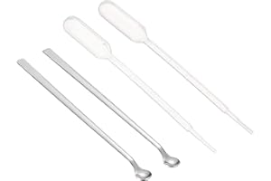 GSI CREOS ＭＲ．ＨＯＢＢＹ＼ミスターホビー GT28 Mr. Mix, GTool, Accesorios Herramienta de pintura, Para modelismo, Para mezclar, Dosificación de colores, 2 espátulas cucharas & 2 pipetas 10 ml, Transparente, Plástico, Metal