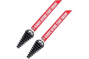Dealikee 2 Stück 15mm-38mm Motorrad Auspuffstopfen Wasserdichter Gummi Stopfen Auspuffrohre Stopfen Motorradauspuff Schalldämpfer Auspuff Plug für Motorrad 0.6-1.5"