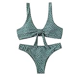 MRURIC☀ bademode Damen Bikini Damen Set Beachwear Leopard 2 Stück Bikini Badeanzug sexy Badebekleidung Schwimmanzug Bademode Schwimmbekleidung Beachwear Swimsuit Zweiteilig Strandmode