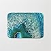 Produktbild vintage cap Aqua Turquoise Agate Mineral gem Stone- Beautiful Backdrop Door Bath Mat 23.6"x 15.7"