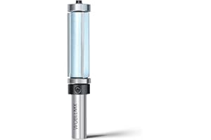 WOBLLMX 12 mm, codolo 3 dilatazioni, fresa a filo, cuscinetti a sfera superiore e inferiore, diametro 19 mm, lunghezza di lavoro 50 mm, lama in metallo duro, maneggevole, durevole e affilata, per la