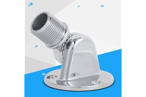 ZJchao Vhf Antenn Mount, Marine Antenn Mount Hårdhet 316 Rostfritt Stål med Gänghuvud 25mm Båtantenn Bas