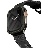 SKRM APPLE WATCH ULTRA, KURONO 49MM (Koyu Zeytin) ile uyumlu SKINARMA saat kılıfı