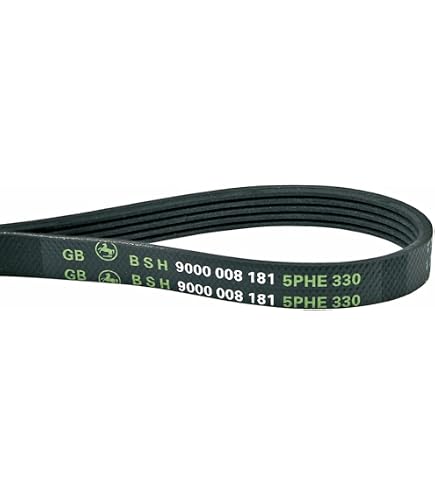 vhbw Cinghia trapezoidale compatibile con Bosch WTV 763, 743 asciugatrice - 196,5 cm nero