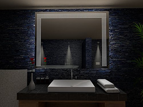 Spiegelwerk Cassis Badspiegel mit LED Beleuchtung – B: 70 cm x H: 90 cm - 3