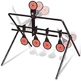 Self Réinitialiser Pistolet à air Spinner Cible Cible de Chasse Plinking Target 5 cibles, 3 mm