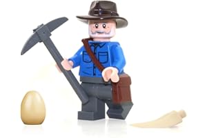 LEGO Jurassic World Dominion - Dr. Alan Grant Minifigure (with Pouch, Pickaxe, Dinosaur Egg and T-Rex Tooth) 76949