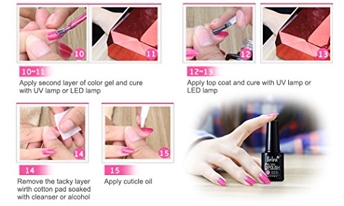 Belen UV Nagellack Nail Art Polish Soak Off Bunte Glitzer Effekt Farblack 1x10ML - 6