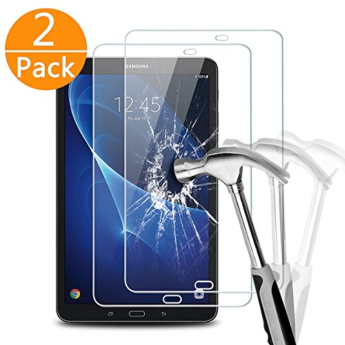 2 x Samsung Galaxy Tab A 10.1 Panzerglas, Melojoy Gehärtetem Glas Samsung Galaxy Tab A 10.1 Schutzfolie Folie