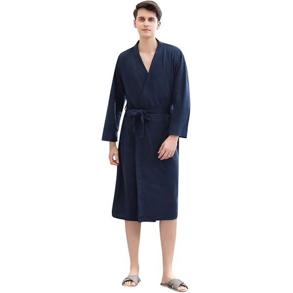 Caftan Homme Velours éponge - Peignoir Long Capuché Vêtement Maison