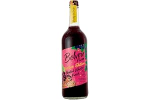 Belvoir Farm Festive Edition Mulled Winter Punch - Real Fruit Juices with Cinnamon, Cloves & Nutmeg Spices | 100% Natural Ingredients | Suitable for Vegetarians & Vegans - 6 x 750ml Bottles