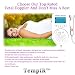 Fetal Doppler - Best Baby Heartbeat Monitor - ? TempIR Angel Heart ? - With FREE My First Baby - Ebook - Listen to Unborn Baby's Heartrate while Pregnant - Record Prenatal Angel Heart Sounds to another Device - built in speaker or listen with earphones, Comes Ready to Go with Batteries a FREE Tube of Gel and the TempIR full no hassle money back guarantee.