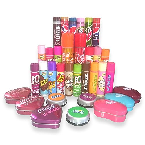 5 x Assorted Lip Balm / Lip Gloss (J20/Hersheys/Walls/Pepsi/Jelly Belly/Fanta/Tango) - Lip Balms/lipbalm