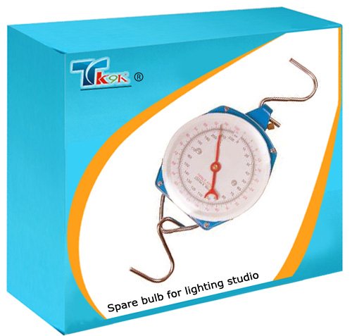 TK9K® Measuring Scales Hanging Scales Heavy Duty 100kg 100 kilogram kilograme Large dual dial displaying both metric and imperial. Simple method of calibration and ideal for comparison weighing. Robust metal casing with a durable painted finish