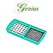 Produktbild Neu Ersatzteile für Genius - Nicer Dicer Plus: Grund-Deckel - Hobeleinsatz - Messereinsätze - Sparschäler - Behälter - Deckel alles in verschiedene Farben (6mm x 6mm und 12mm x 12mm, Mint)