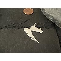 KROATIEN Landkarten Anhänger in 925er Silber