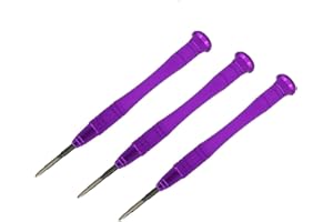 UACEN Lot de 3 tournevis Tri Wing Y0 de 2,0 mm en forme de Y pour Nintendo Switch, Wii, NDS, NDSL, DS Lite, GBA, Gameboy Advance, MacBook Pro