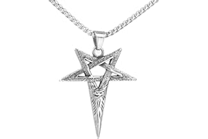 Auriselle Viking Collana a catena con ciondolo, Hip Hop Norse Streetwear Jewellery, Punk Retro Rap Culture Accessories for Men Boys, Party Chain Gift