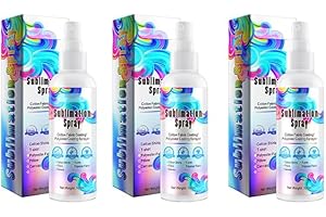 Anloximt 3Pack Sublimationsspray Sublimationsbeschichtungsspray Sublimationslösungsspray Sublimationsspray für Baumwollkleidung Spray für Baumwoll-T-Shirts