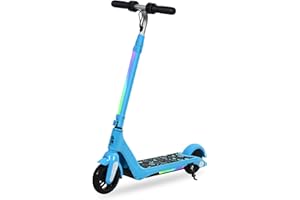 KHHK Trottinette Électrique Enfants 6-12 Ans, Réglable en Hauteur et en Vitesse, avec Écran LED et Lumière LED, Idéale comme Cadeau Trottinette électrique pour Les Enfants et Les Adolescents