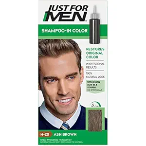 JUST FOR MEN Hair Color H-20 Ash Brown 1 Each (Pack of 4)