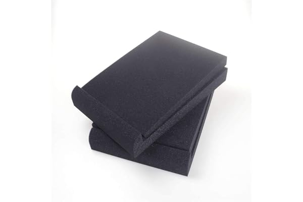 ANGEEK 2PCS 20x28x4.2 cm Speaker Sound Insulation Mat Soundproofing Mat Acoustic Foam Board Sponge Sound Absorbing Pad Sound Reinforcement Cushion