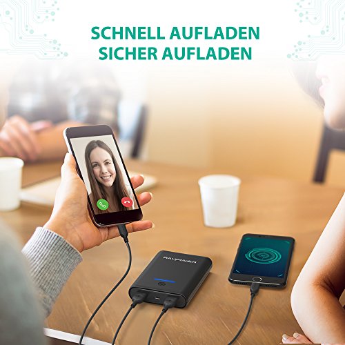 Powerbank RAVPower 10000mAh Externer Akku mit iSmart 2.0 3,4A Output 2 Port für iPhone 8 / iPhone 8 Plus / iPhone X, iPad, Galaxy S8 / S8 Plus weitere Smartphone, Tablet, Schwarz reviews Powerbank RAVPower 10000mAh Externer Akku mit iSmart 2.0 3,4A Output 2 Port für iPhone 8 / iPhone 8 Plus / iPhone X, iPad, Galaxy S8 / S8 Plus weitere Smartphone, Tablet, Schwarz