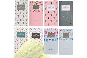 Shulaner Liste des tâches, Liste de courses, To Do List Carnet, Menu Liste des Courses Mémorandum, 6.8 x 3.5 inch, paquet de 8