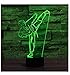 Produktbild Cool 3D Taekwondo Nachtlicht USB Touch Switch Decor Tisch Schreibtisch Lampen 7 Farbwechsel Lichter LED Tischlampe Weihnachten Home Liebe Brithday Kinder Kinder Dekor Spielzeug Geschenk