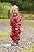 Hippychick Fleece Lined Waterproof All-in-One Suit - Red, 3-4 Years