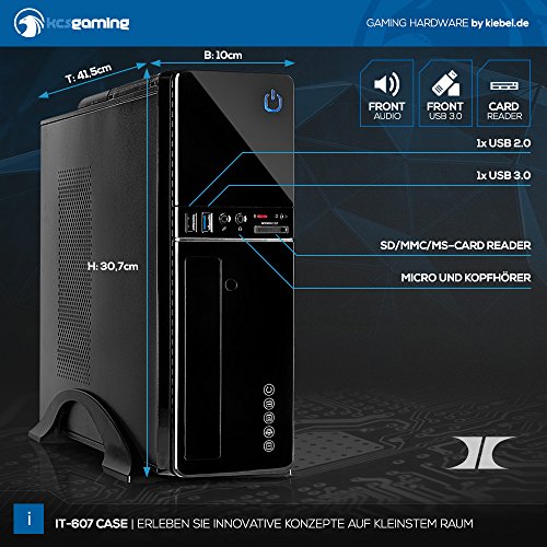 Office PC [184020] – AMD A4-7300 Dualcore bis 4.0GHz Turbo | 8GB DDR3-1600 | 1000 GB Festplatte | AMD Radeon Grafik | DVD | MSI | Sound | LAN | Windows 10 | Büro Computer - 4