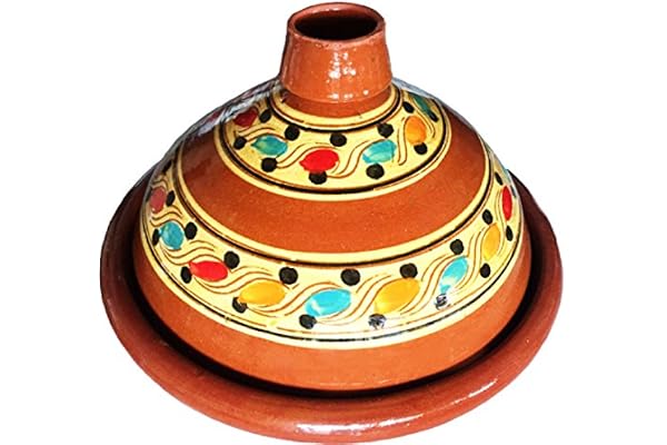 Marrakech Maroc Tajine pour Cuisiner Ø 35 cm 4-6 Personnes