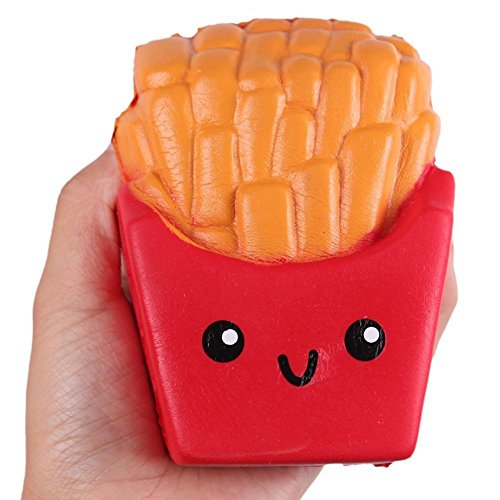 Isuper Frites Squishies Rising Jumbo Squishy Frites Parfumées Squeeze Easter Stress Relief Jouet