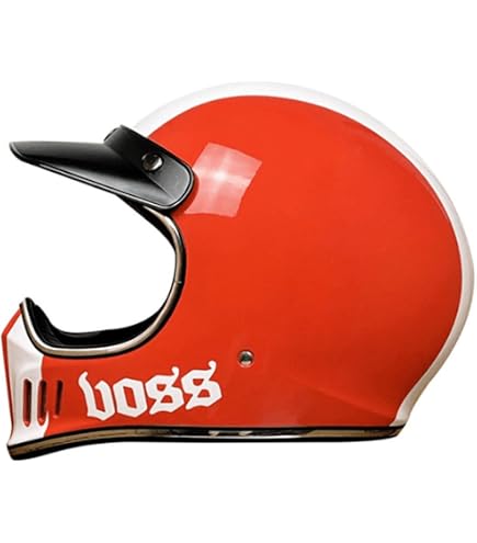 Motorradhelm Verspiegeltes Visier Vintage Motorradhelm DOT/ECE - Integralhelm Mit Doppelvisier Für Männer & Frauen ECE Geprüfter Helm