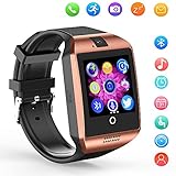 Bluetooth Smartwatch Touchscreen Kamera Wasserdicht Smart Uhr Sport Fitness Smart Watch mit Whatsapp Handy Uhr Bluetooth Uhr Intelligente Armbanduhr Kompatibel IOS Iphone Andriod für Herren Damen Kin