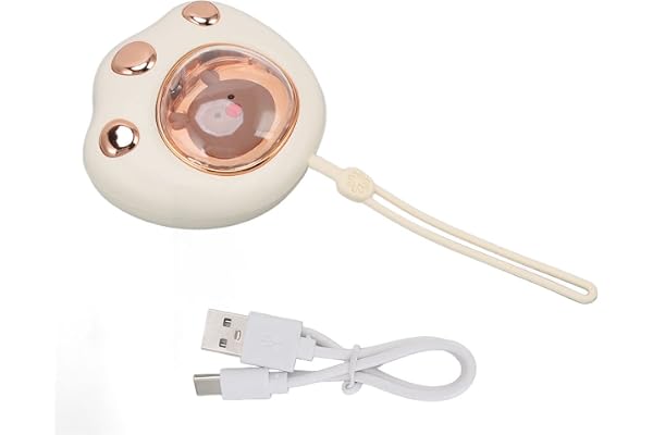 Elektrisk Cat Söt Handvärmare, USB-laddning 2 Nivåer Elektrisk Handvärmare för Vinterhemma