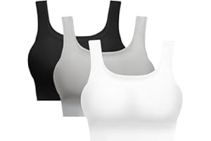SIMIYA Sports Bra Women Seamless Crop Bra Top Comfort Bra with Removable Pads - Perfect for Everyday Wear