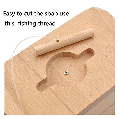 verstellbar Holz DIY Seife Form und Seife Cutter Set mit 1 PC gerade Cutter - 5