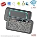Produktbild penkou Mini - Tastatur, H20 2.4GHZ Wireless Upgrade Backlit - Fernbedienung mit Touch - Pad Für Pc, Tablet Pc Smart TV - Google/Android Box/Stick (Schwarz) (H20)