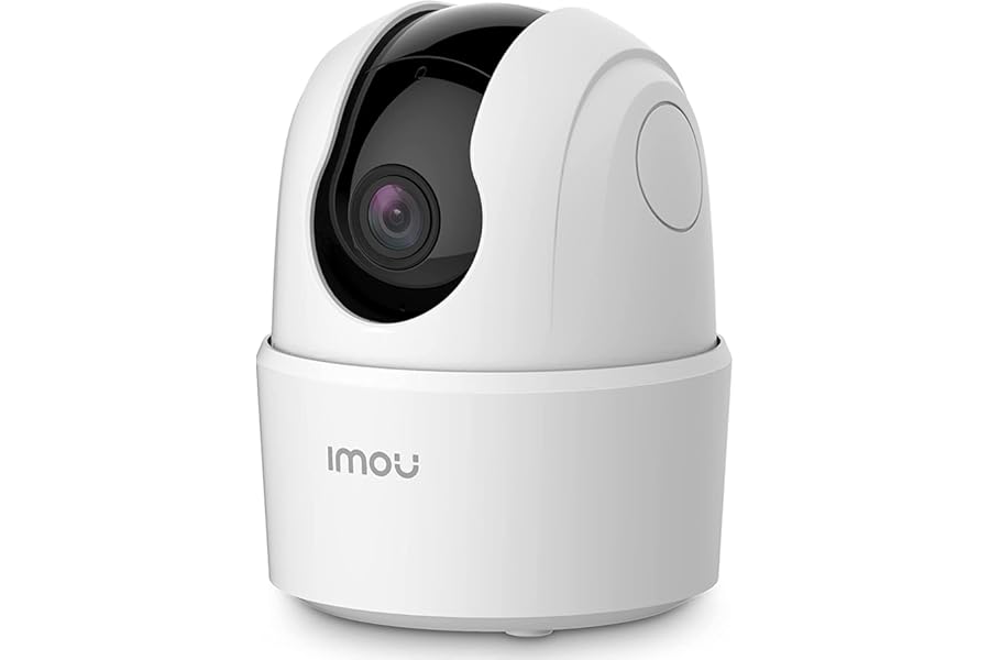 Imou 3MP Indoor Wi-Fi Camera, 2K Surveillance Camera, Motion Tracking with Human Detection, Two-Way Audio, 2.4 Ghz, MicroSD up to 512 GB