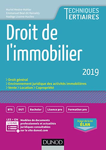 Télécharger Droit de l'immobilier 2019 PDF