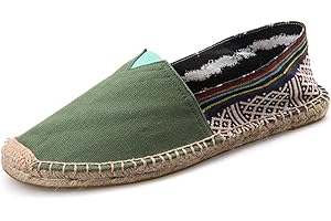 M&Catree Espadrillas Unisex Adulto Espadrillas Basse Casual in Canvas Loafer Antiscivolo