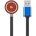 Kissmart MCC 3 Charger for Olight Odin/Odin Mini/PL-Pro/Baton3/Warrior Mini2/Perun 2/Seeker 3 Pro/Warrior 3s/Baldr Pro R | Replacement USB Charging Cable for Flashlights (1m/3.3ft)