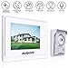 Produktbild Providethebest V70F-L + 7-Zoll-Farb-LCD-Video-Türsprechanlage Video Intercom Türklingel Home Security IR-Nachtsicht-Kamera Regenschutz Innensprech Monitor + Outdoor Kamera Silber EU-Stecker Indoor: 240 * 150 * 25 mm / Außen: 127 * 85 * 21mm