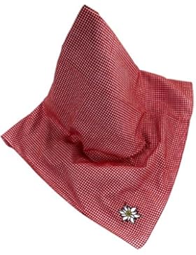 Kleinkariertes Nickituch/Bandana im Gabalier-Stil, Rot
